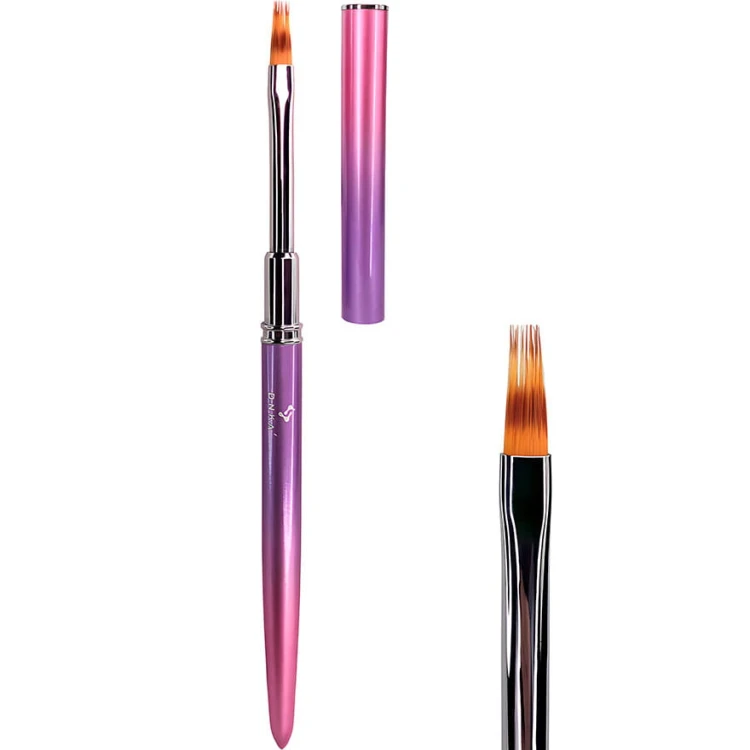 DNKa Brush #0005 Pędzelek do Ombre i Cieniowania Paznokci Syntetyczny