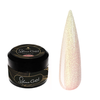 FOX Shine Gel Peach 15 ml – profesjonalny żel top do paznokci z połyskiem