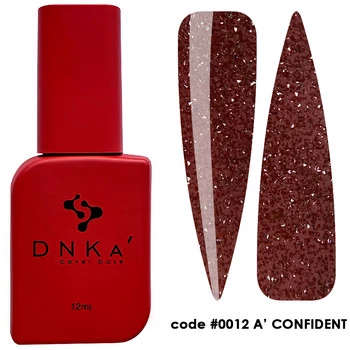 DNKa Rubber Base French Cover 12ml #0012A Confident Baza Hybrydowa