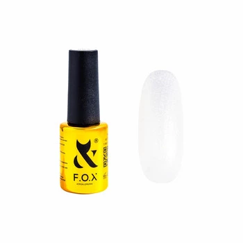 Lakier hybrydowy FOX Fetish 001 perłowa biel 7ml manicure hybrydowy