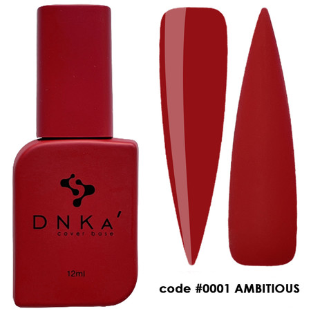 DNKa Rubber Base French Cover Ambitious 12ml Baza Hybrydowa Kamuflująca