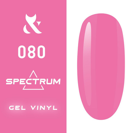 FOX Spectrum 080 Lakier Hybrydowy 14ml Czerwono-Różowy 7-Free Manicure