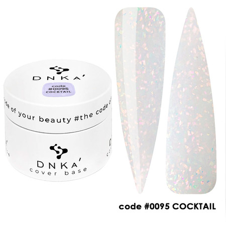 DNKa' Baza Hybrydowa Rubber French Cover #0095 COCTAIL 30ml