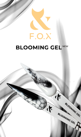 F.O.X Blooming Gel 7ml bezbarwny żel do zdobień efekt marmuru nail art