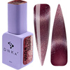 COLOR GEL POLISH "DNKa", 12 ml #0155 Bohemian Cat's Eye