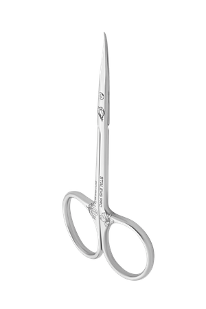 Professional cuticle scissors with a hook EXCLUSIVE 21 TYPE 1 (magnolia)