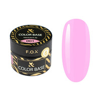 FOX Color Base 001 Baza Budująca do Paznokci 10ml Bez HEMA Hypoalergiczna