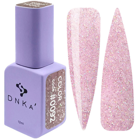 COLOR GEL POLISH "DNKa", 12 ml #0092