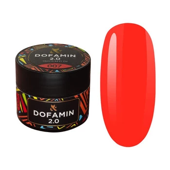 F.O.X Base Dofamin 2.0 007 10ml – baza hybrydowa czerwona-różowa, samopoziomująca