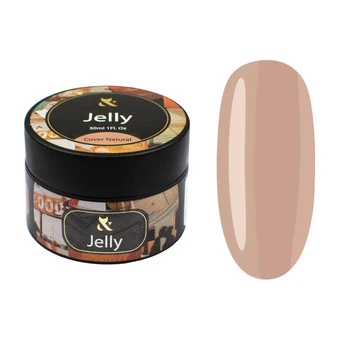 F.O.X Jelly Cover Natural 30ml żel budujący do paznokci brązowy