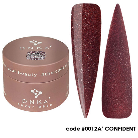 DNKa Rubber Base French Cover 30ml #0012A Confident Baza Hybrydowa