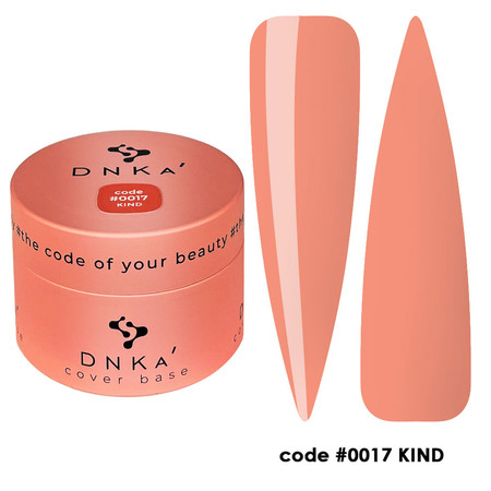 DNKa Rubber Base French Cover 30ml #0017 Kind Baza Hybrydowa Kamuflująca