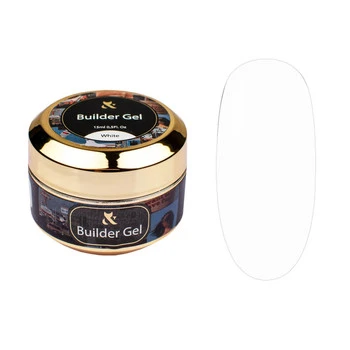 FOX Builder Gel White 15ml – Biały Żel Budujący do French Manicure UV/LED