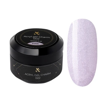 F.O.X Acryl Gel Charm Pink 15ml żel akrylowy z brokatem do paznokci