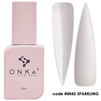 DNKa Rubber Base French Cover Sparkling 12ml Baza Hybrydowa Kamuflująca