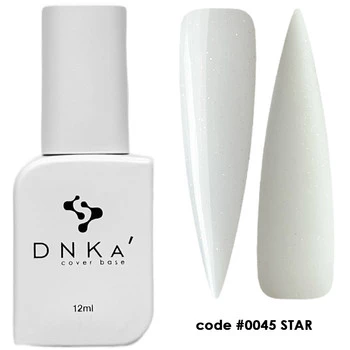DNKa Rubber Base French Cover #0045 Star 12ml – Baza Hybrydowa Kamuflująca