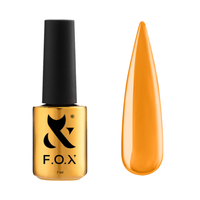 F.O.X Rainbow Top 002 Pomarańczowy Top Hybrydowy 7ml Bez Warstwy Lepkiej