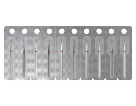 Frez diamentowy Staleks kropla 1,2 mm czerwony do skórek manicure CE