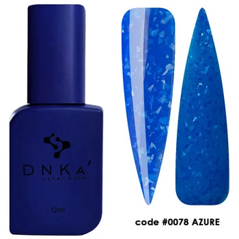 DNKa Rubber Base French Cover 12ml #0078 Azure – Baza Hybrydowa Kamuflująca