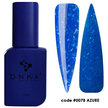 RUBBER BASE FRENCH "DNKa" (cover), 12 ml #0078 Azure