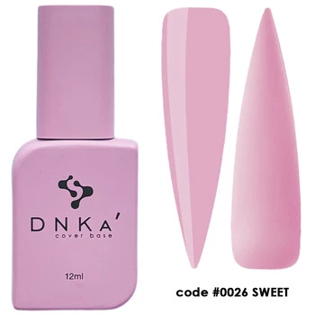 DNKa Rubber Base French Cover 12ml Sweet 0026 Baza Hybrydowa Kamuflująca