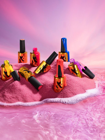 F.O.X Acryl Gel Bottle 014 Brązowy 14ml – Żel Akrylowy do Przedłużania Paznokci