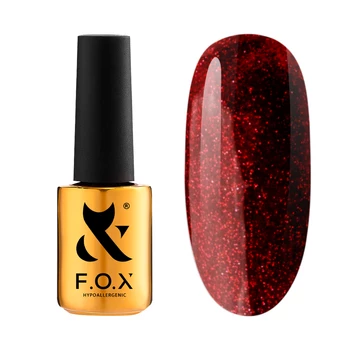 F.O.X Gel Polish Party 004 Lakier Hybrydowy Brokatowy 7ml
