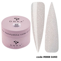 DNKa Żel Akrylowy Sand 30ml beżowy z shimmerem do przedłużania paznokci