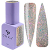 COLOR GEL POLISH "DNKa", 12 ml #0108 FLASH