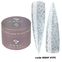 Rubber Baza French (cover), 30 ml #0049 HYPE Profesjonalna baza hybrydowa