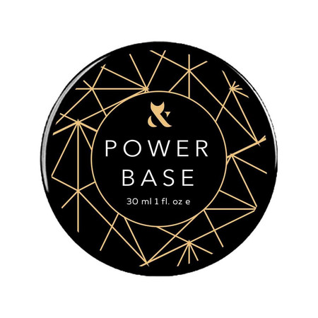 Baza hybrydowa FOX Base Power 30ml transparentna do manicure trwała CE