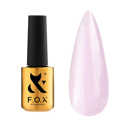 FOX Cover Base Shimmer 004 Baza kauczukowa pastelowa z opalizującym blaskiem 14ml