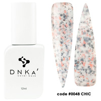 DNKa Rubber Base French Cover #0048 Chic 12ml – Baza Hybrydowa Kamuflująca