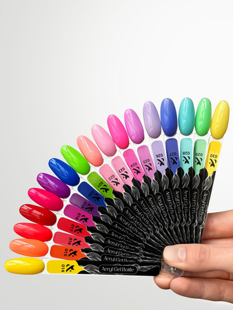 F.O.X Acryl Gel Bottle 025 14ml żel akrylowy do paznokci różowo-brązowy