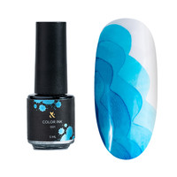 F.O.X Color Ink Blue 001 tusz do zdobień hybrydowych niebieski 5 ml