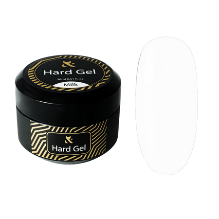 F.O.X Hard Gel Cover Milk 15ml – Żel Budujący Mleczny LED/UV do Paznokci