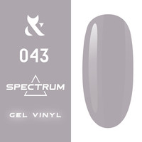 FOX Spectrum 043 Symphony lakier hybrydowy szary z połyskiem 7ml