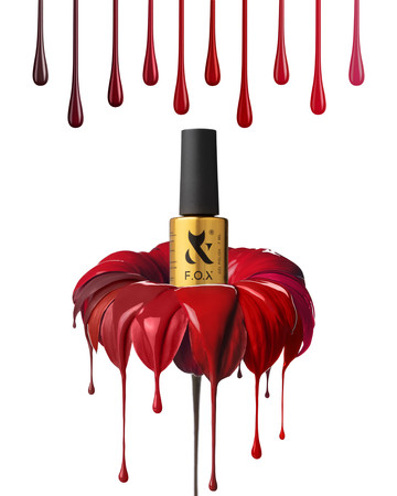 F.O.X Gel Polish 005 Rouge Fever 7ml – Lakier żelowy czerwień, trwały