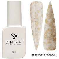 DNKa Rubber Base French Cover 12ml #0011 Famous Baza Hybrydowa Kamuflująca