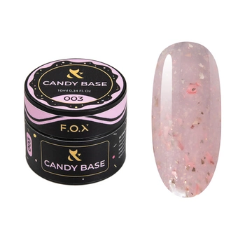 F.O.X Candy Base 003 Baza Hybrydowa 10 ml – Samopoziomująca, do LED/UV
