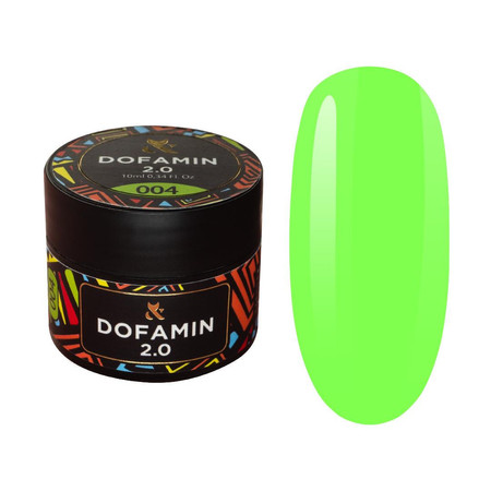 F.O.X Base Dofamin 2.0 004 zielona baza hybrydowa do paznokci 10 ml