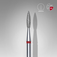 Staleks Frez diamentowy 2,1 mm szary do skórek manicure pedicure CE