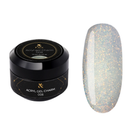 F.O.X Acryl Gel Champagne 15 ml – żel akrylowy brokatowy do przedłużania paznokci