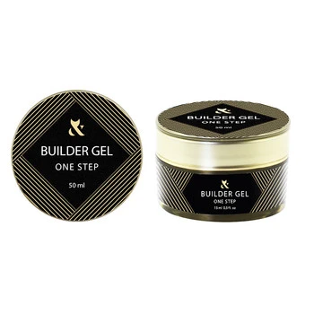 F.O.X Builder Gel Clear One Step 50ml - Żel Budujący Przezroczysty 3w1