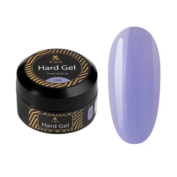 F.O.X Hard Gel Lilac 15ml – Fioletowy żel budujący do paznokci, samopoziomujący