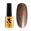 F.O.X Sparkle 001 Lakier Hybrydowy Efekt Flash 7ml Trwały Połysk