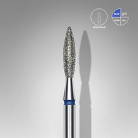 Frez diamentowy Staleks szary 2,3 mm do skórek i paznokci CE manicure