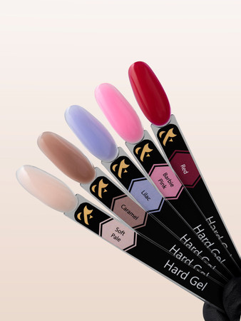 F.O.X Hard Gel Barbie Pink 15ml żel budujący różowy do paznokci CE
