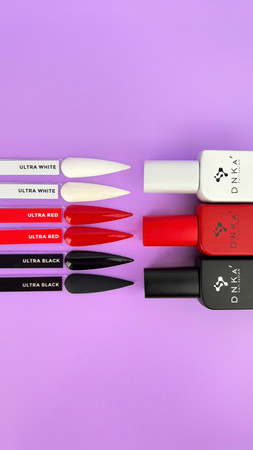 Lakier hybrydowy DNKa Ultra White 12ml bez HEMA biały do manicure french