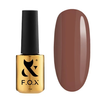 F.O.X Lakier Hybrydowy 7 ml - Mocha Mousse 107 Terakotowo-Kawowy Brąz